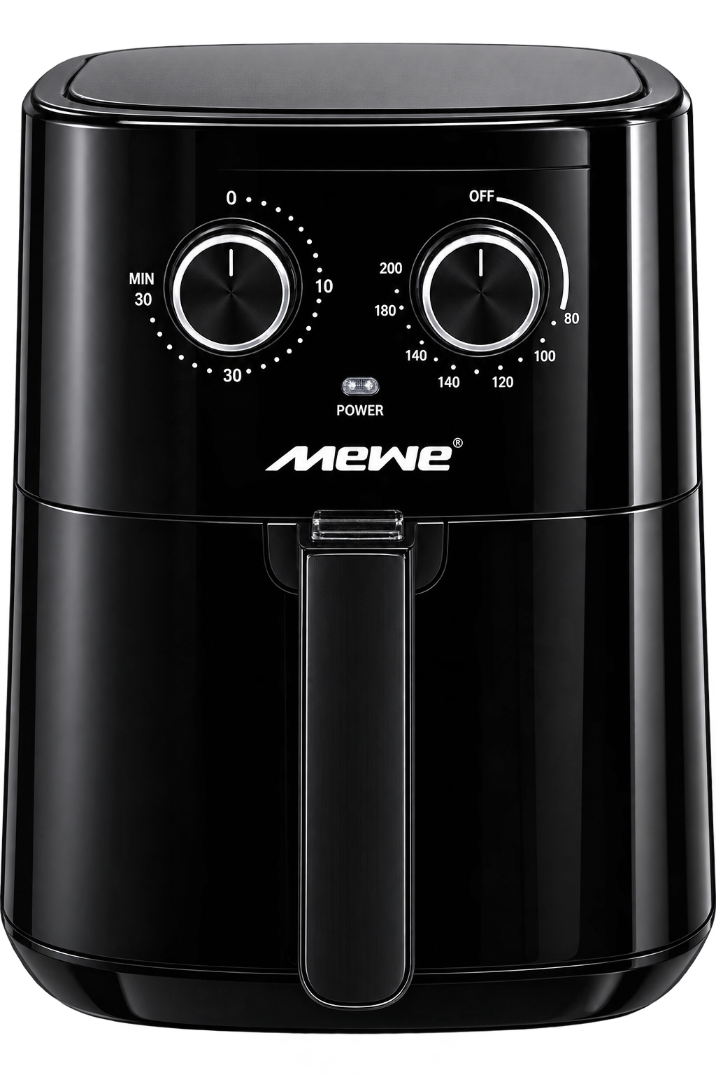 Air Fryer - Mewe - MWKCA-AIRF0601 - Capacité 6 L - Puissance Maximale 1400–1600 W - Garantie 12 Mois