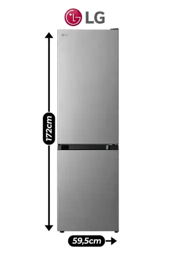 Réfrigérateur LG - GCFB276PQCF – 239 L - Gris - 12 Mois de Garantie