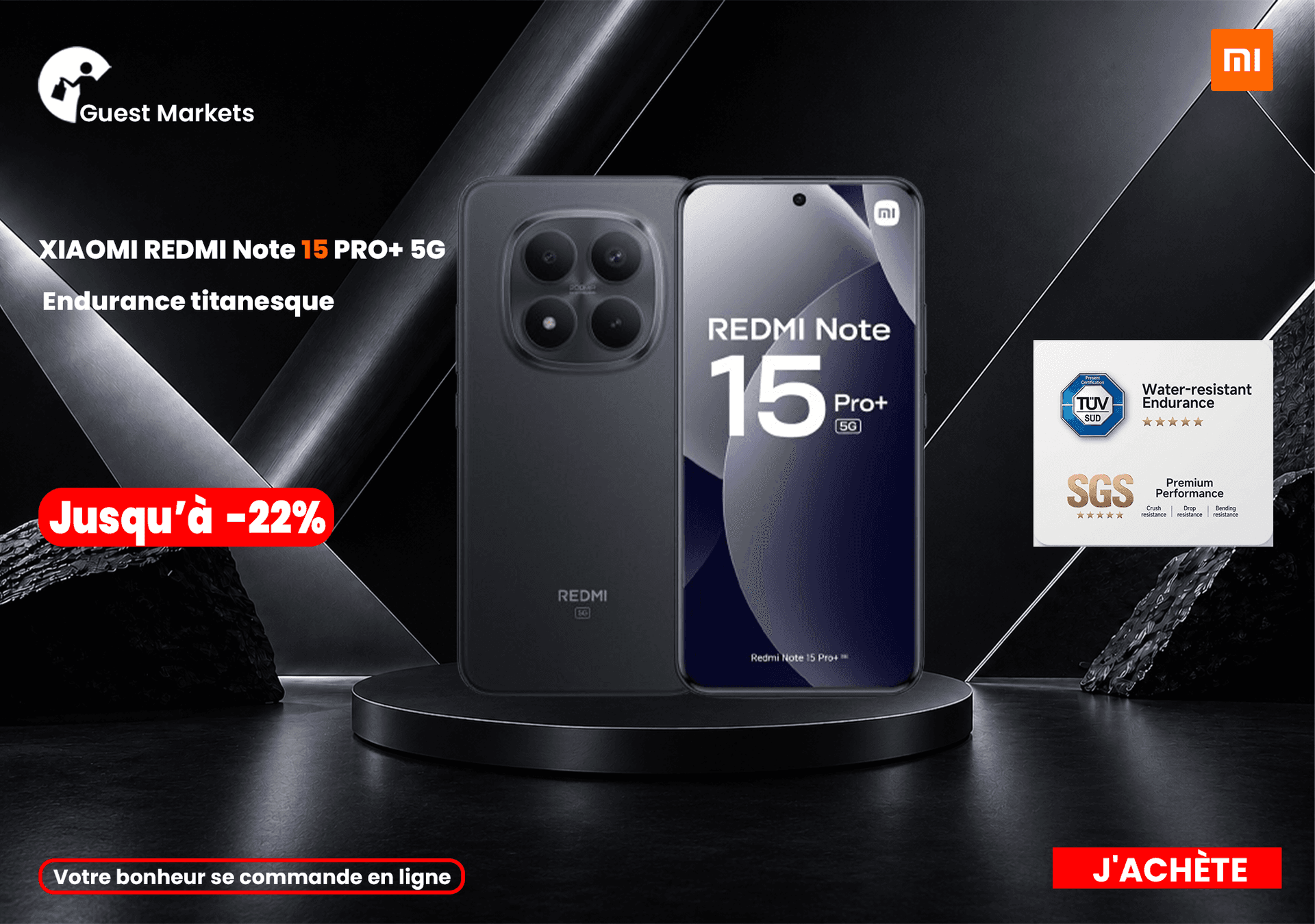 Promotion Xiaomi Redmi Note 15 Pro+ 5G
