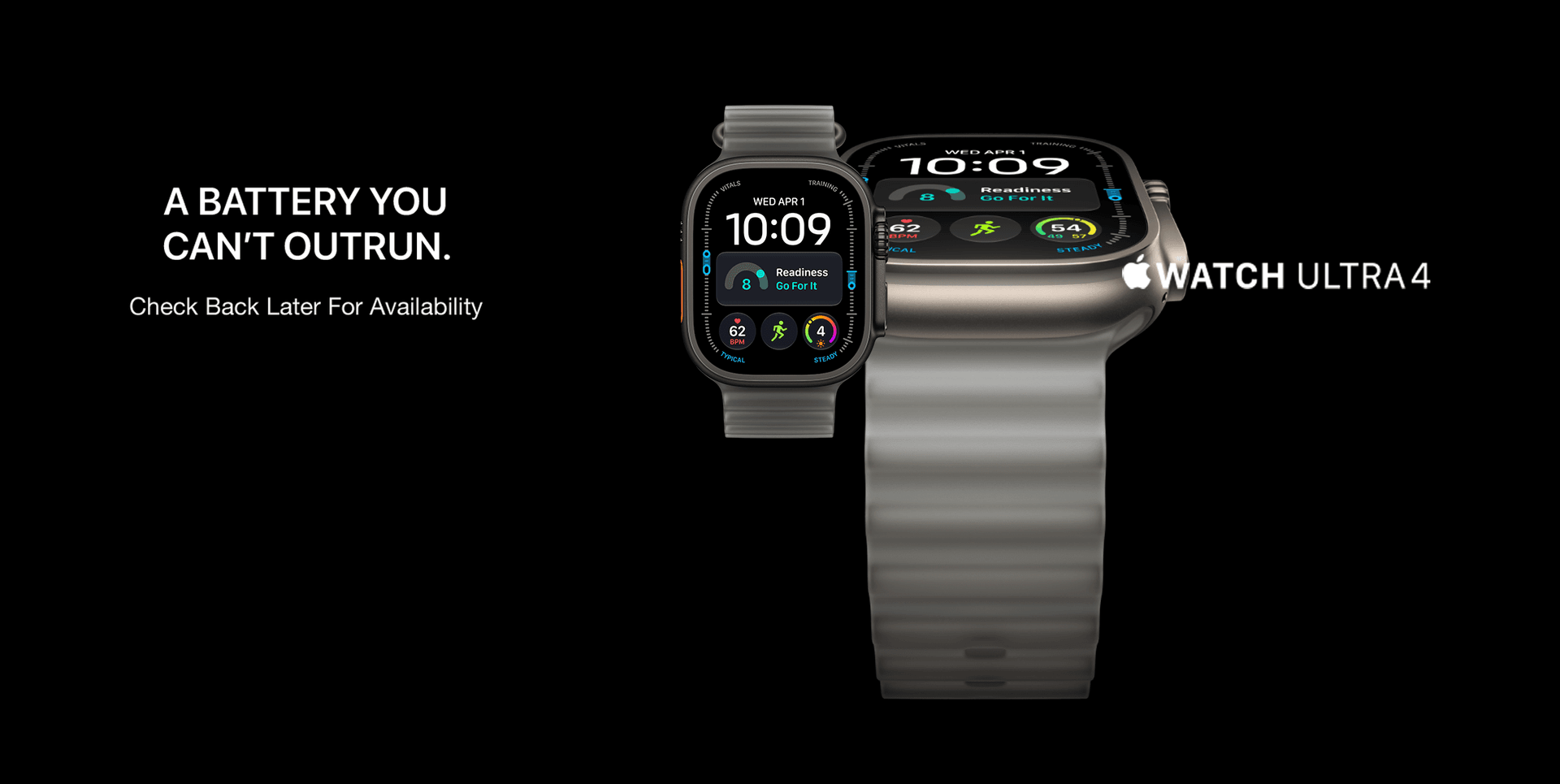 Bientot disponible, apple watch Ultra 4