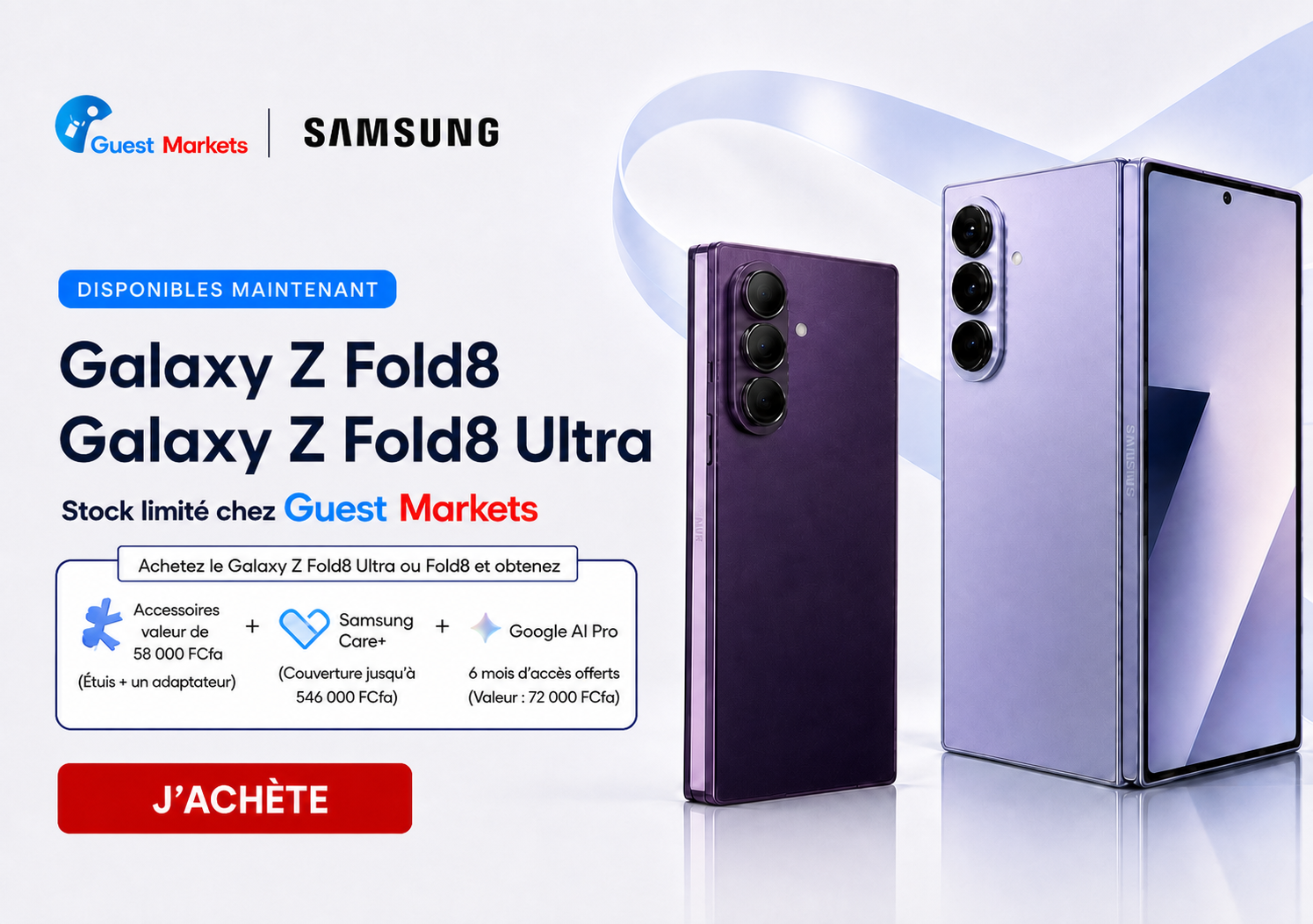 Commande Samsung Galaxy Z Fold 8